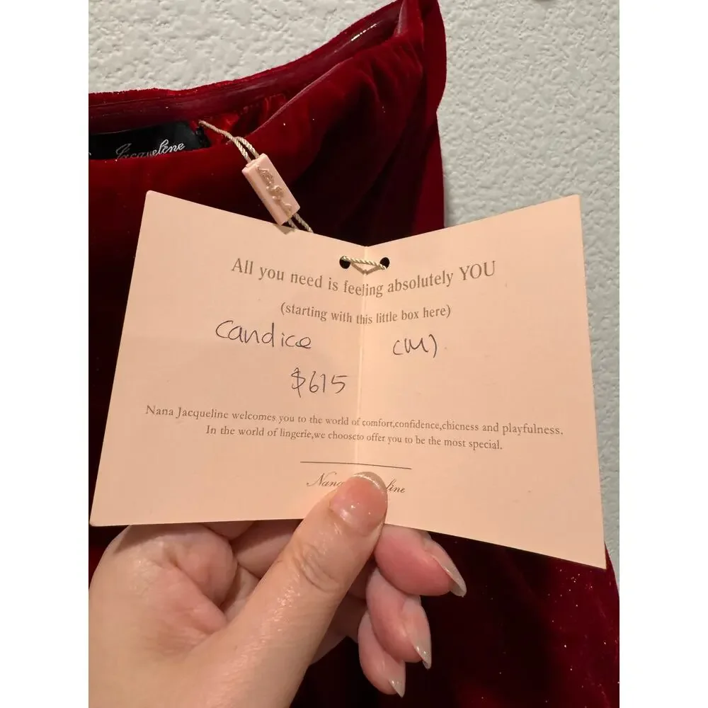 Nana Jacqueline candice dress red M - Picture 13 of 13